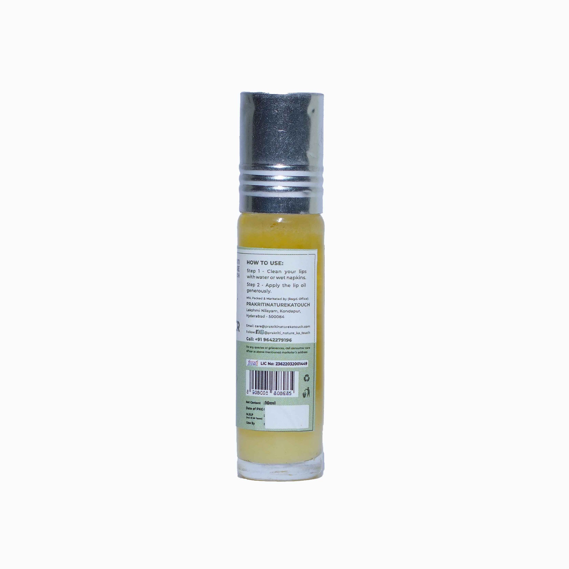 PNKT Natural Lip Plummer, 10 ml - prakritinaturekatouch